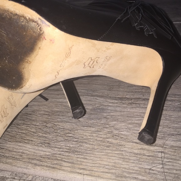 Via Spiga Blk leather booties - Picture 4 of 4